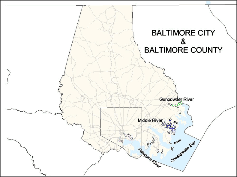 Printable Baltimore County Map