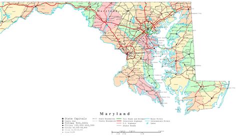 Printable Map Of Maryland Counties Printable Word Searches