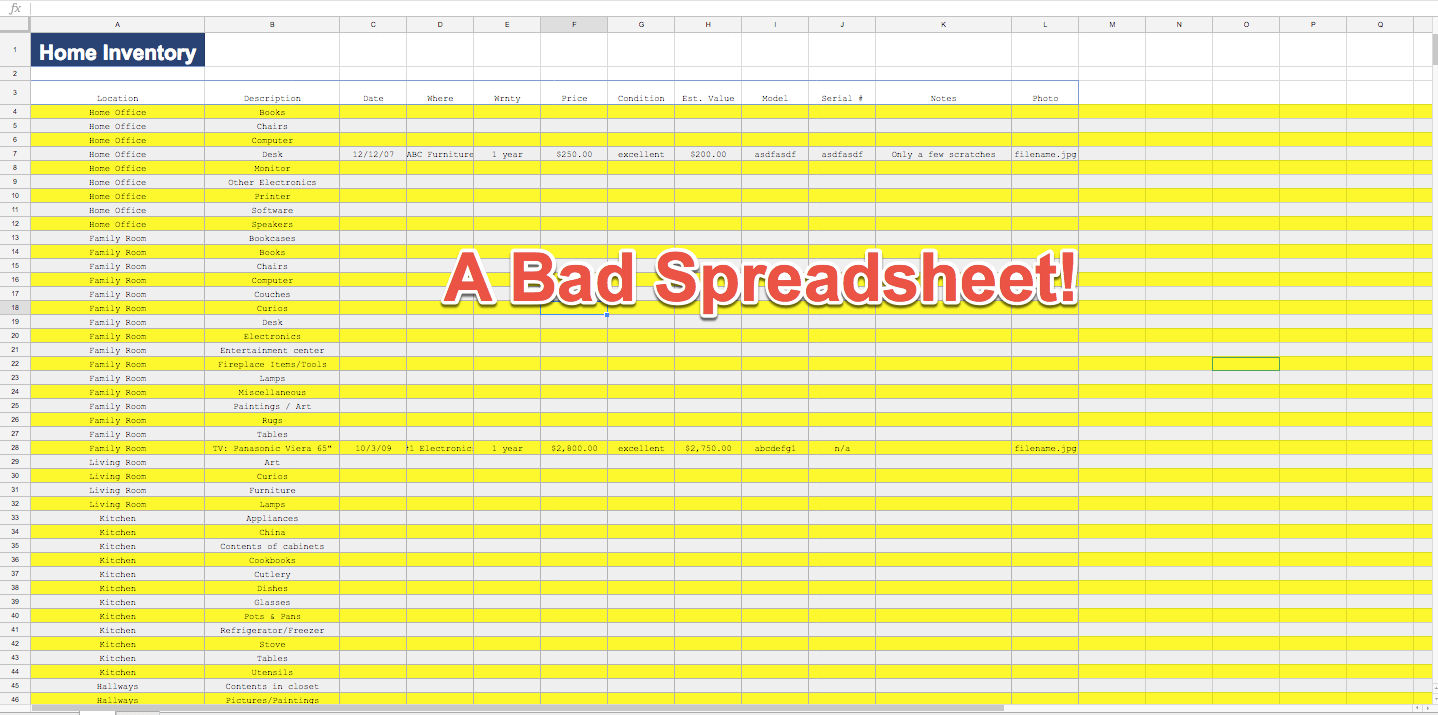 Professional Excel Spreadsheets Db Excel Com