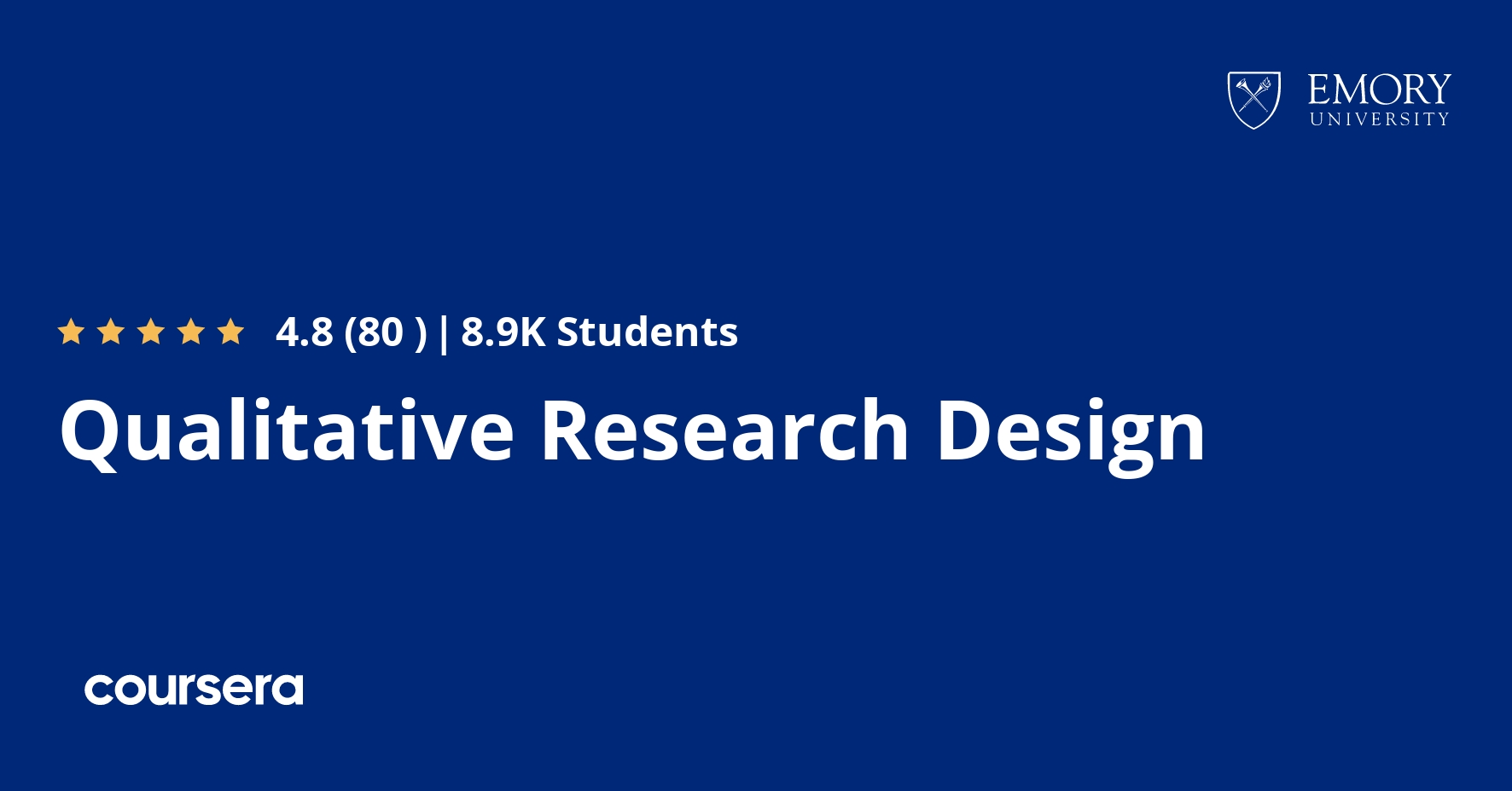 Qualitative Research Design Coursya