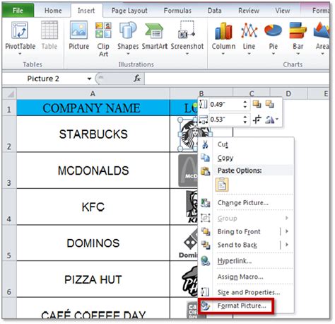 Quick Way To Insert A Picture Into A Cell In Excel Step By Step Guide