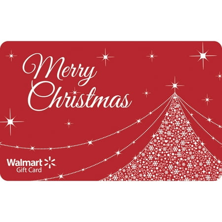 Red Merry Christmas Walmart Gift Card Walmart Com