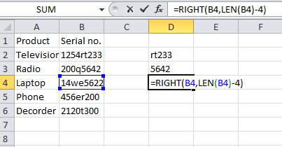 Removing First Four Characters On Excel Complete Guide