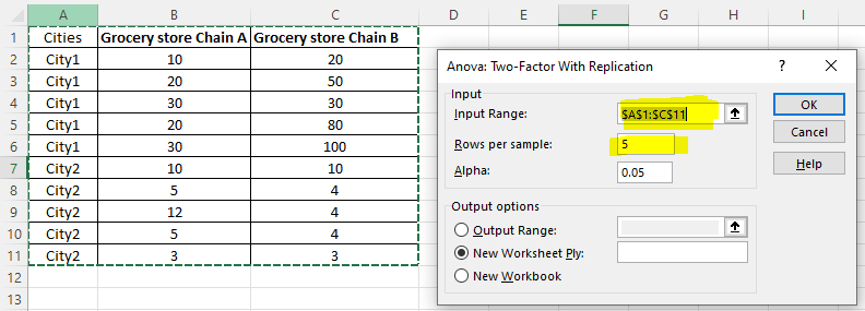 Run Anova In Excel Now Excel Web