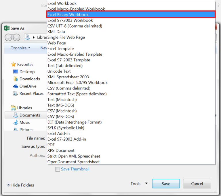 Save The Active Workbook With The Name Binary In Excel Binary Workbook