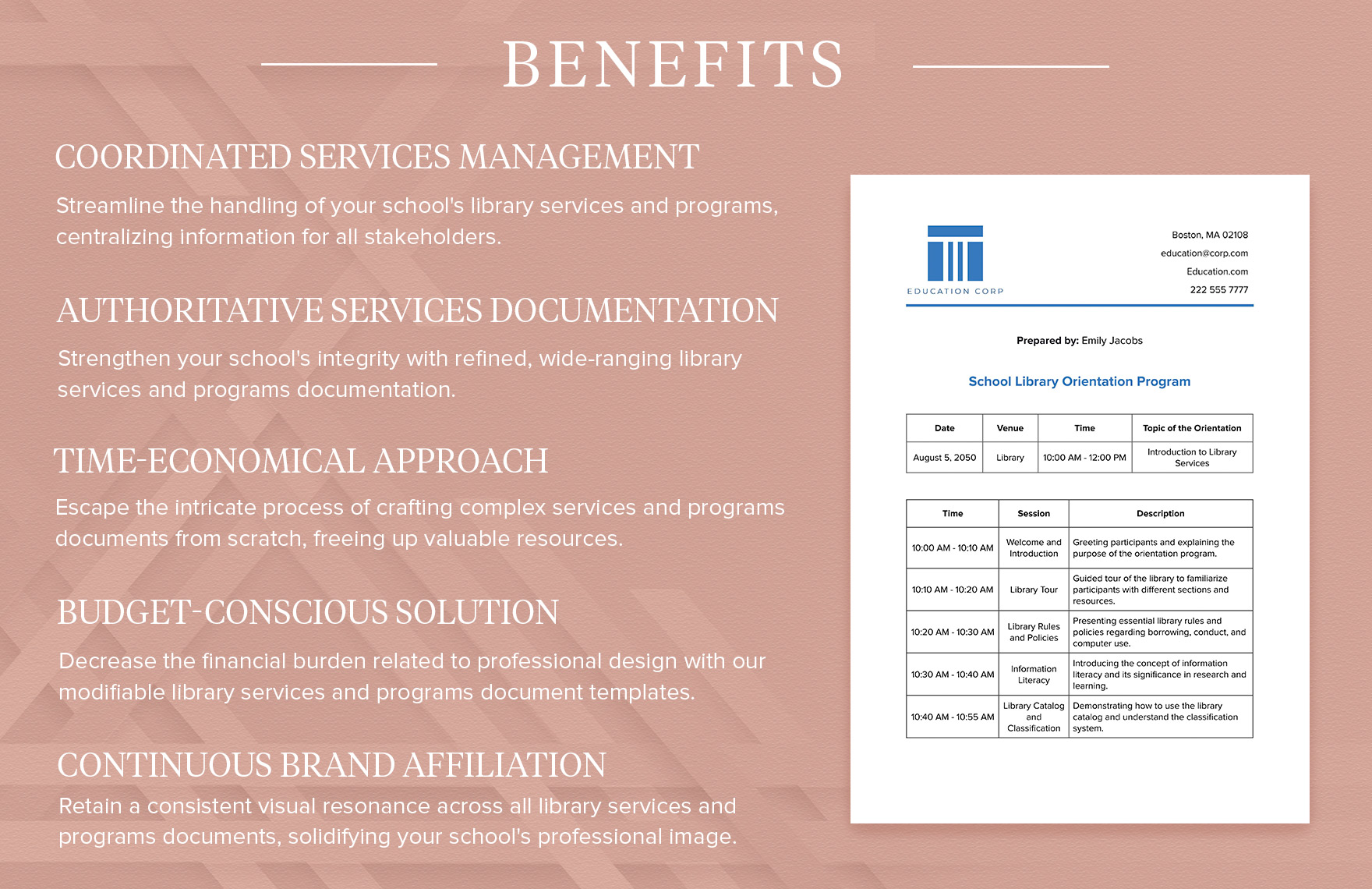 School Library Orientation Program Template In Word Pdf Google Docs Download Template Net