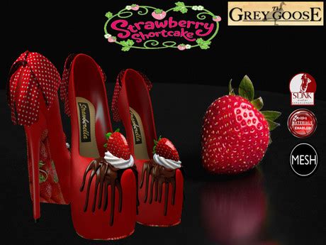 Second Life Marketplace Wear Me Strawberry Shortcake Heels