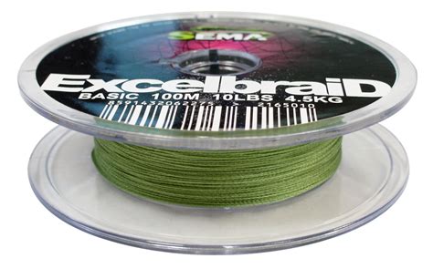 Sema Excelbraid Basic Green 100M Glasgow Angling Centre