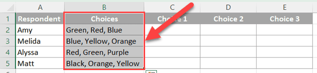 Separate Comma Separated Values In Excel 5 Easy Ways