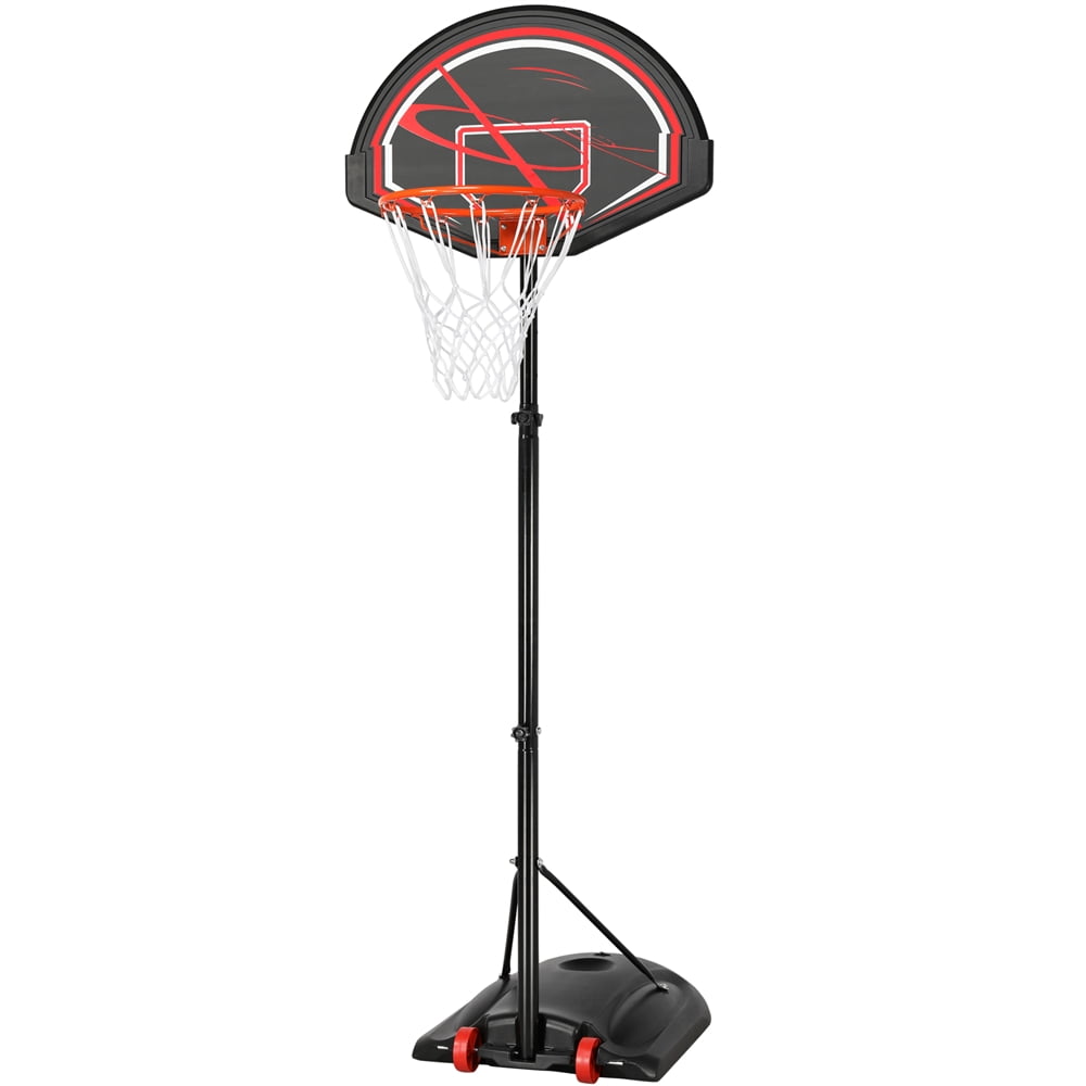 Smilemart 7 9 Ft Adjustable Height Basketball Hoop System Youth