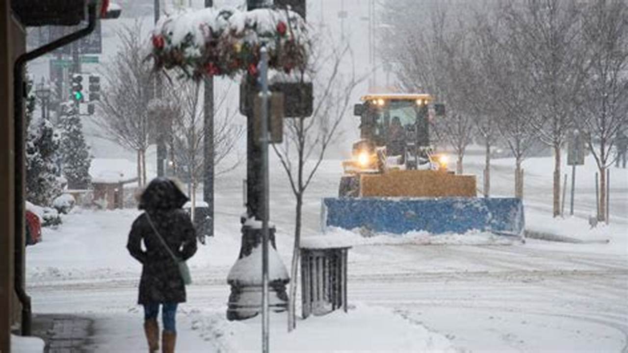 Snow Continues To Fall From Winter Storm In Kansas City Kansas City Star