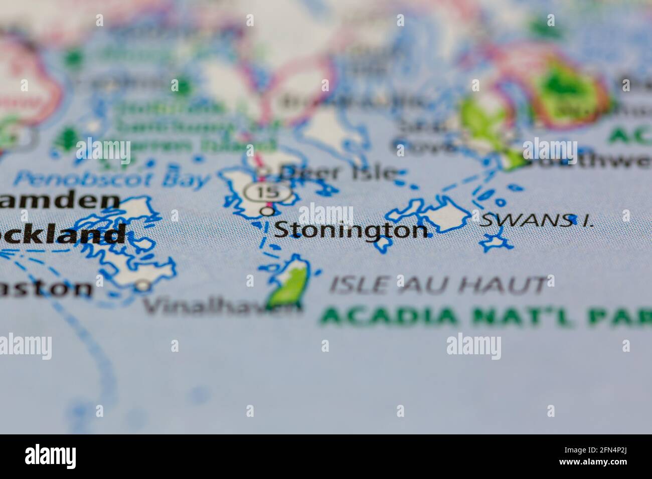 Stonington Map Hi Res Stock Photography And Images Alamy