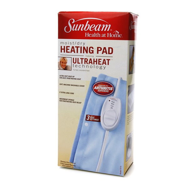 Sunbeam Moist Dry Heating Pad Model 731 5