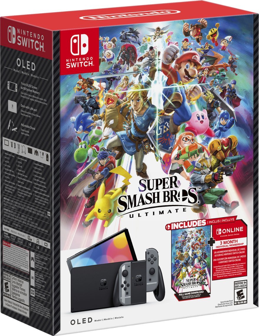 Switch Oled Super Smash Bros Ultimate Bundle Seems To Be On The Way