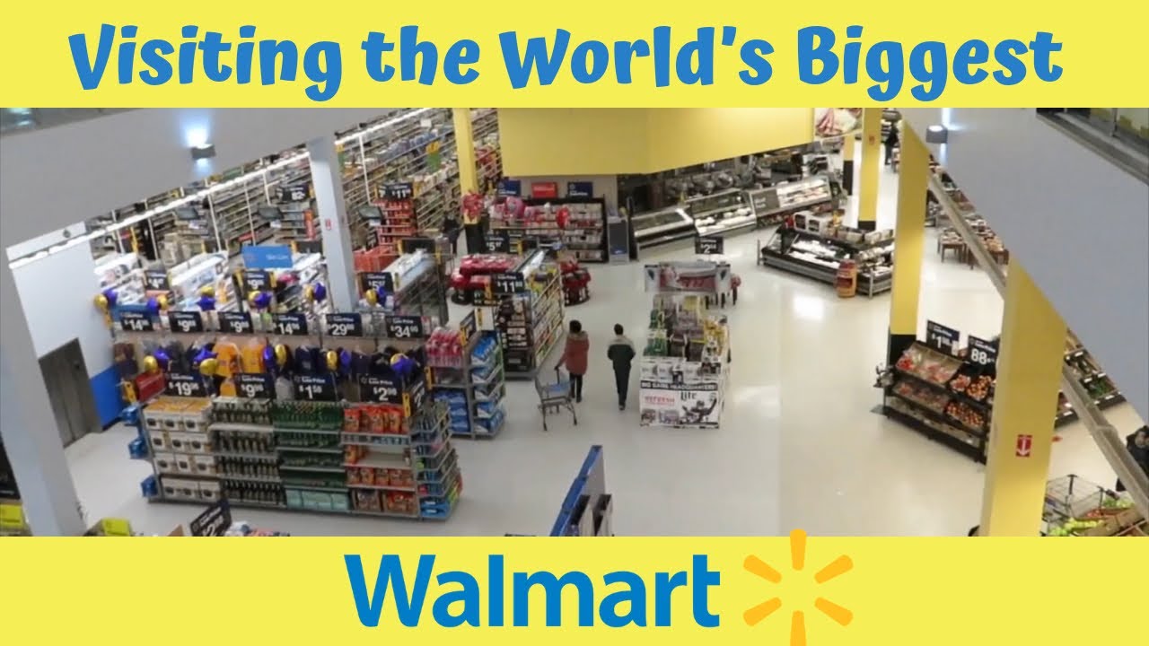 The Biggest Walmart I Have Ever Seen I Buffalo Ny Usa Youtube