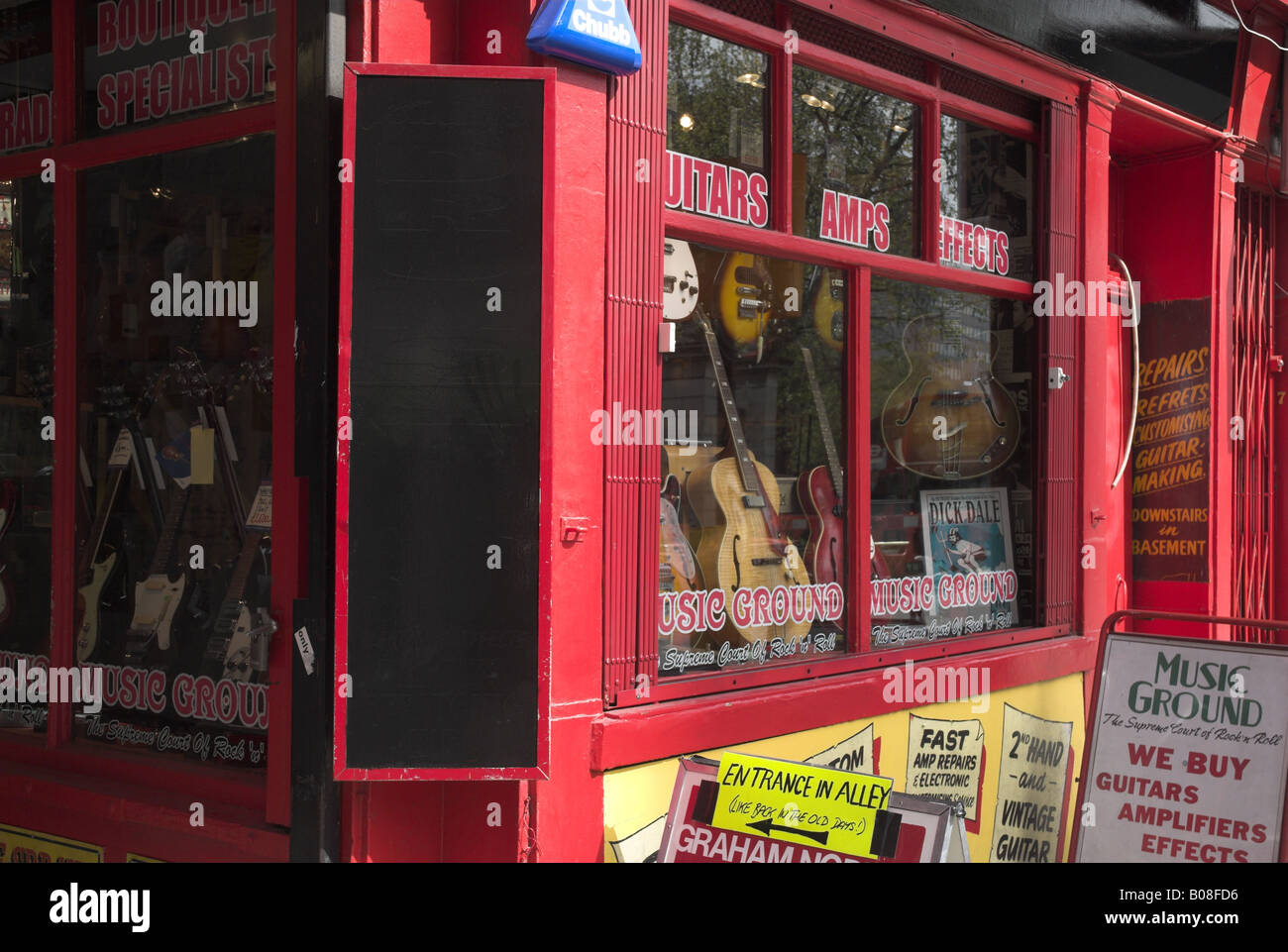 Tin Pan Alley Musical Instruments Shop Denmark Street Aka Tin Pan Alley Soho London