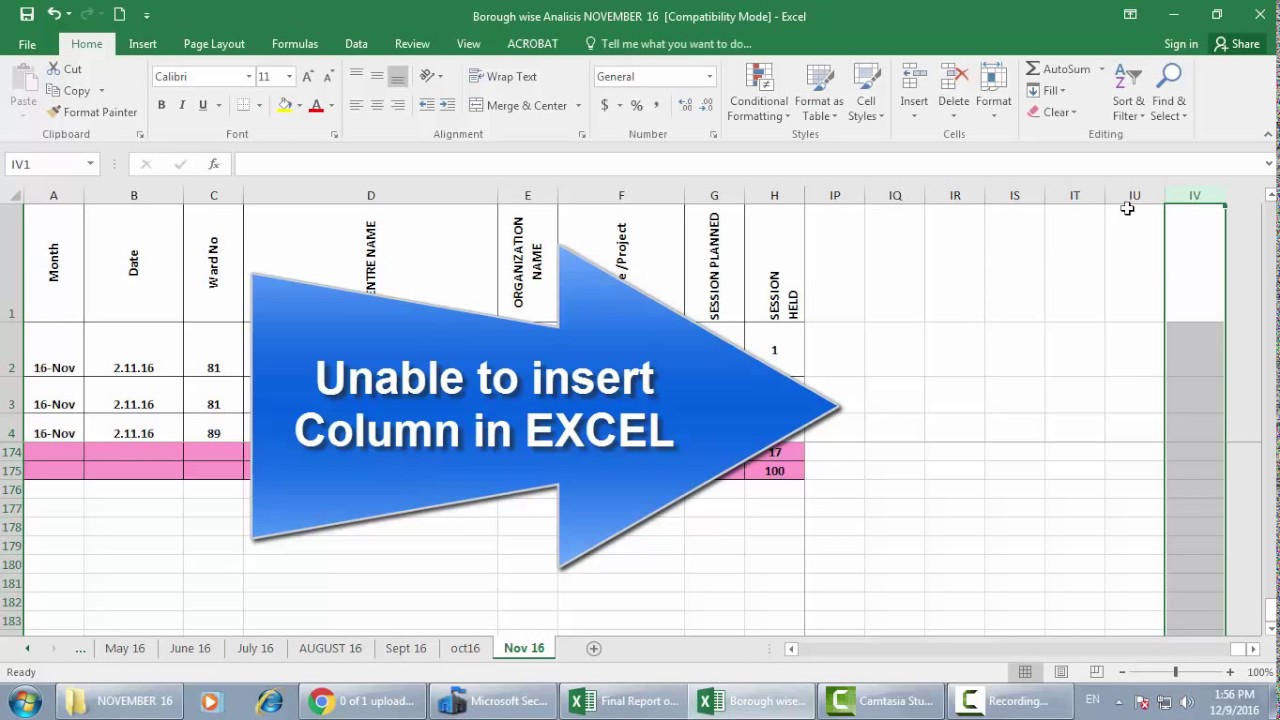 Troubleshooting Guide Microsoft Excel Can T Insert New Cells