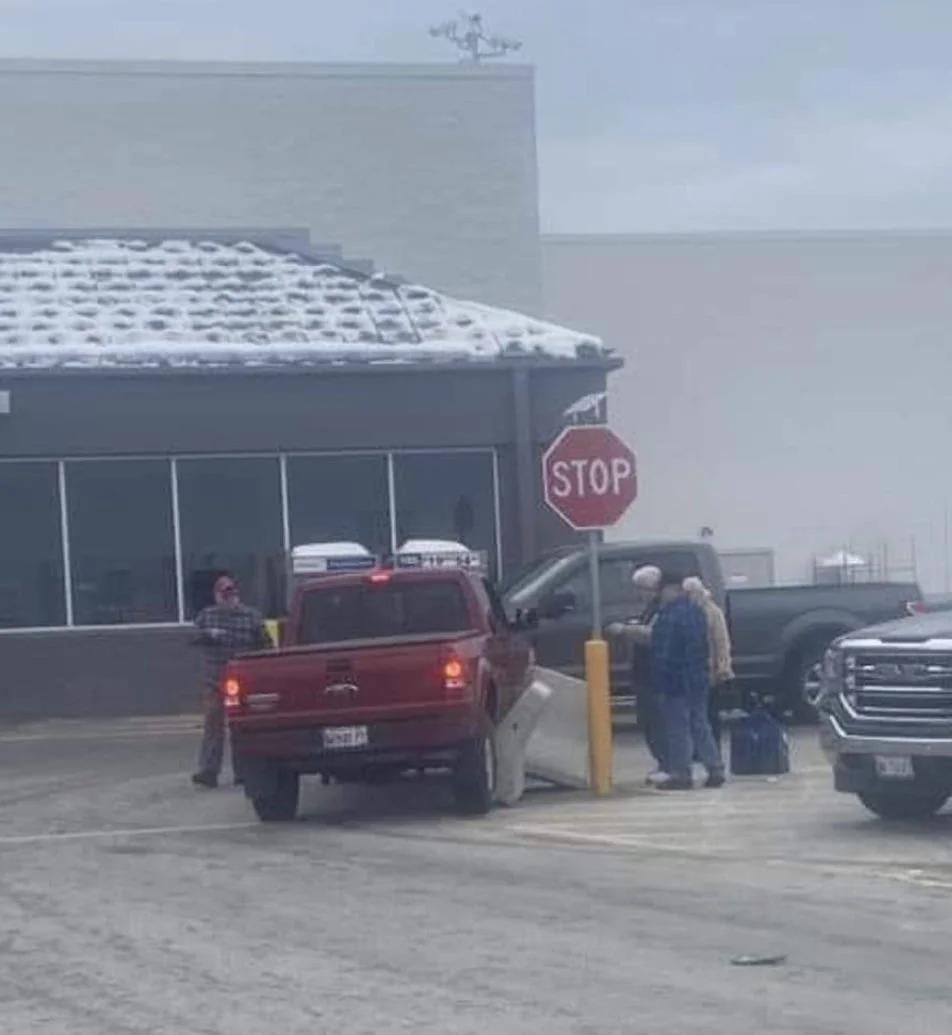 Two Of The Most Recent Crashes Into The Auburn Maine Walmart S Stop