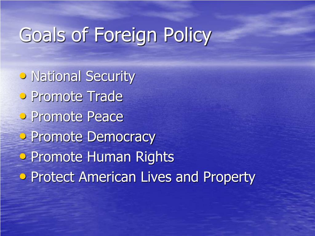 U S Foreign Policy Ppt Download