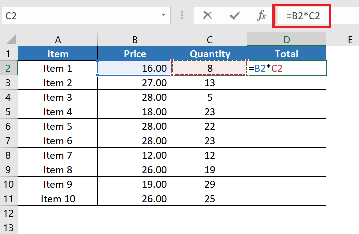 Use Of Dollar Symbol In Excel Anchor Cell References