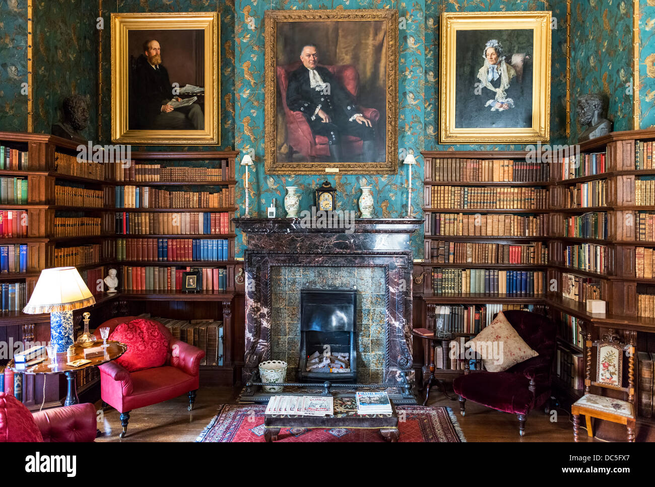 Victorian Library Study Room