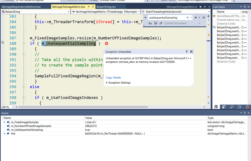 Visual Studio How Do I Rectify The Error Raised Due To Memory Allocation In C Stack Overflow