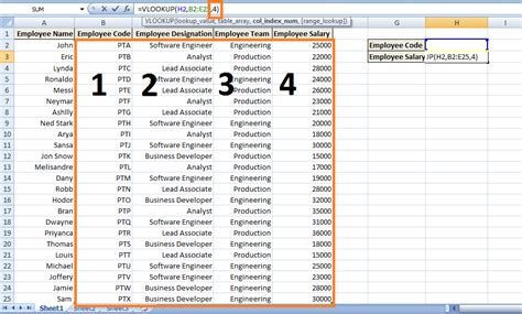 Vlookup Function In Excel Step By Step Tutorial