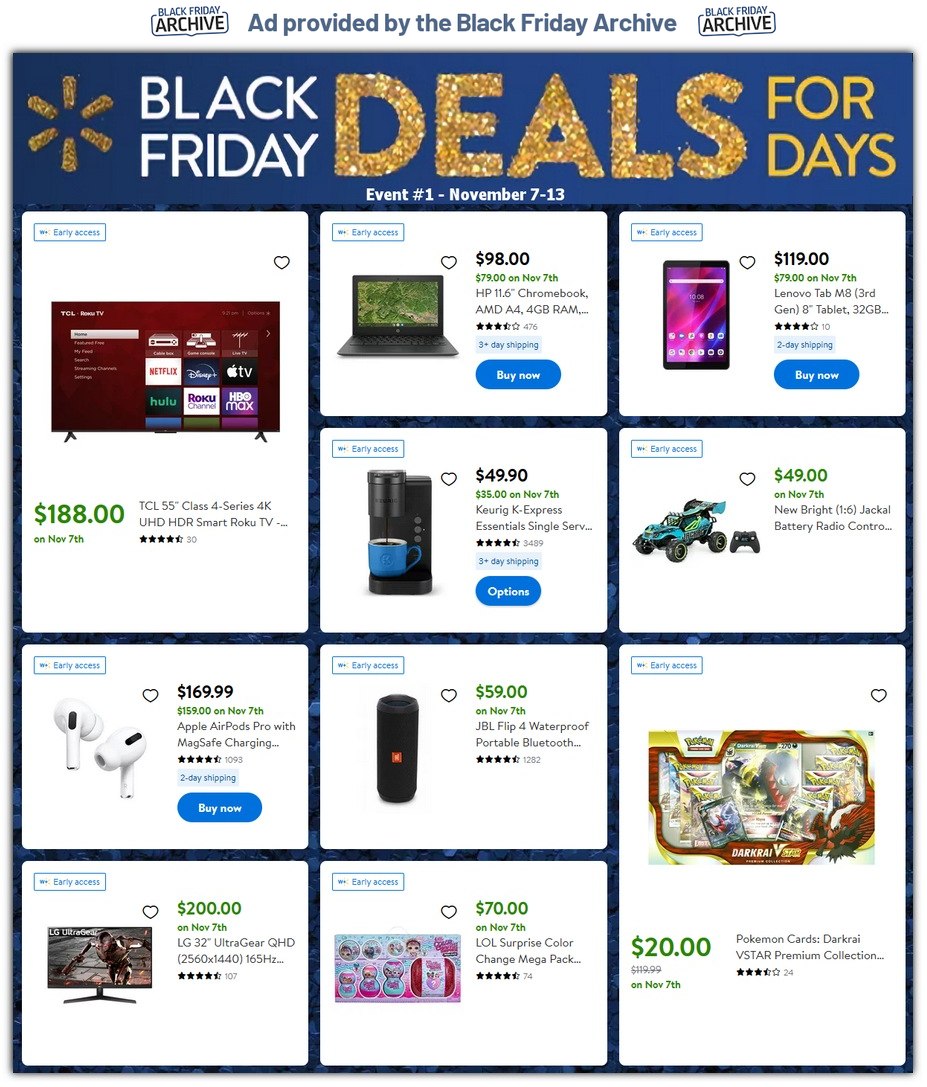 Walmart 2022 Black Friday Ad Black Friday Archive