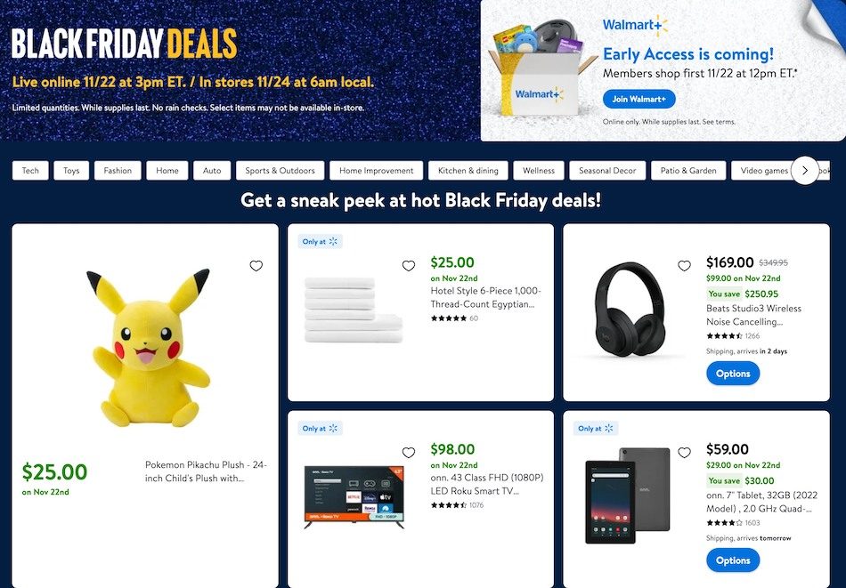 Walmart Black Friday Ad 2023 Part 2 Spectacular Sales Starts Nov 22