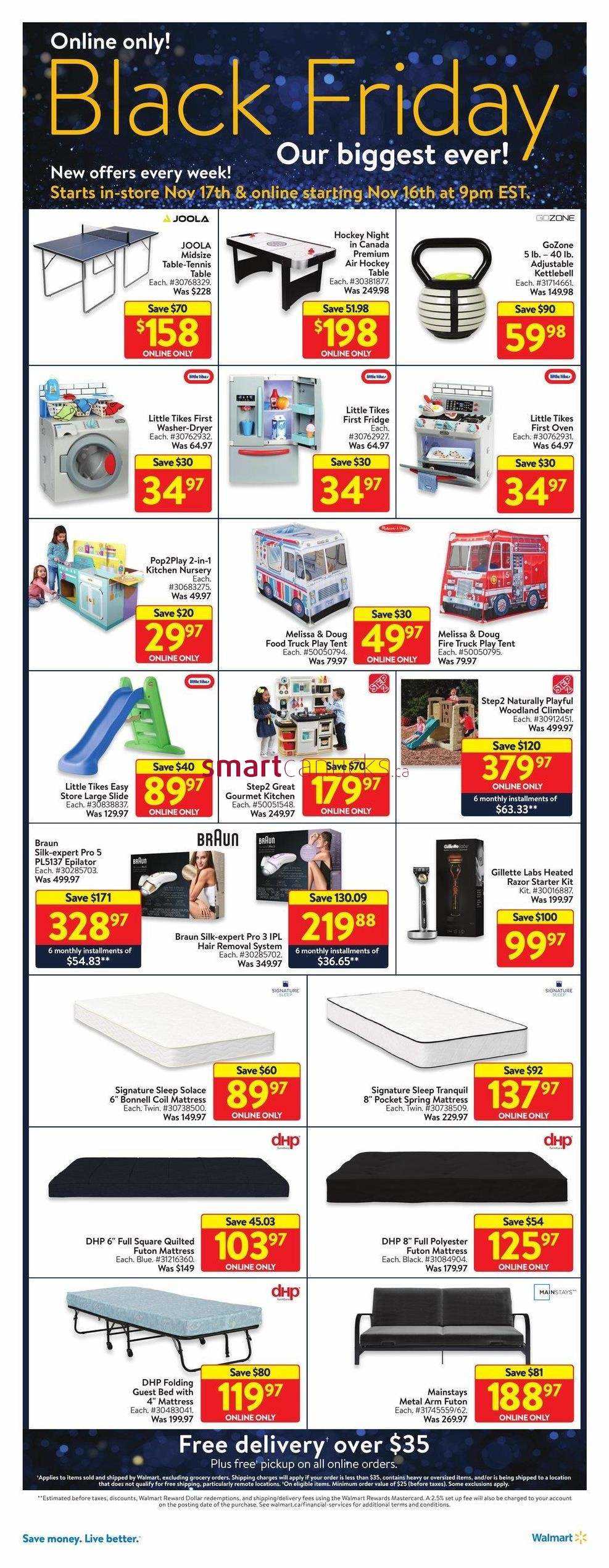 Walmart Black Friday Flyer November 16 To 23