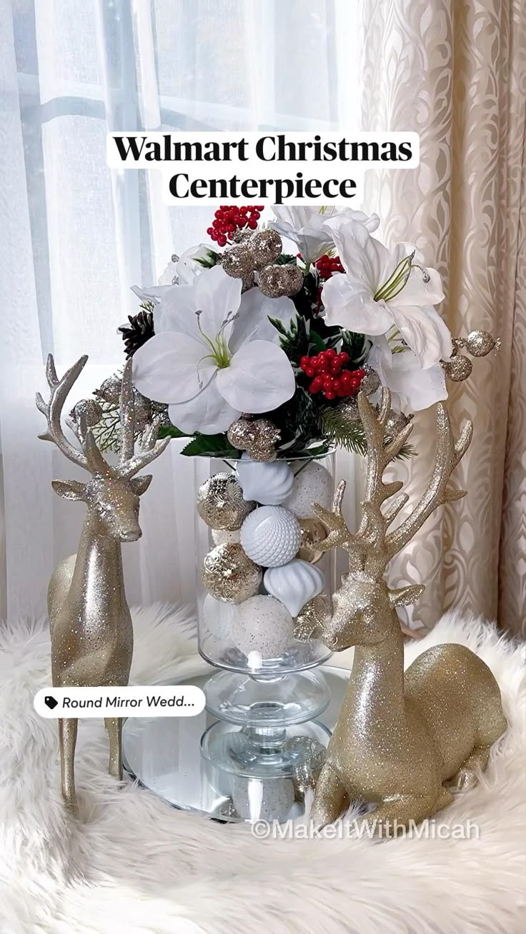 Walmart Christmas Centerpiece Diy Centerpiece Christmas Home Decor