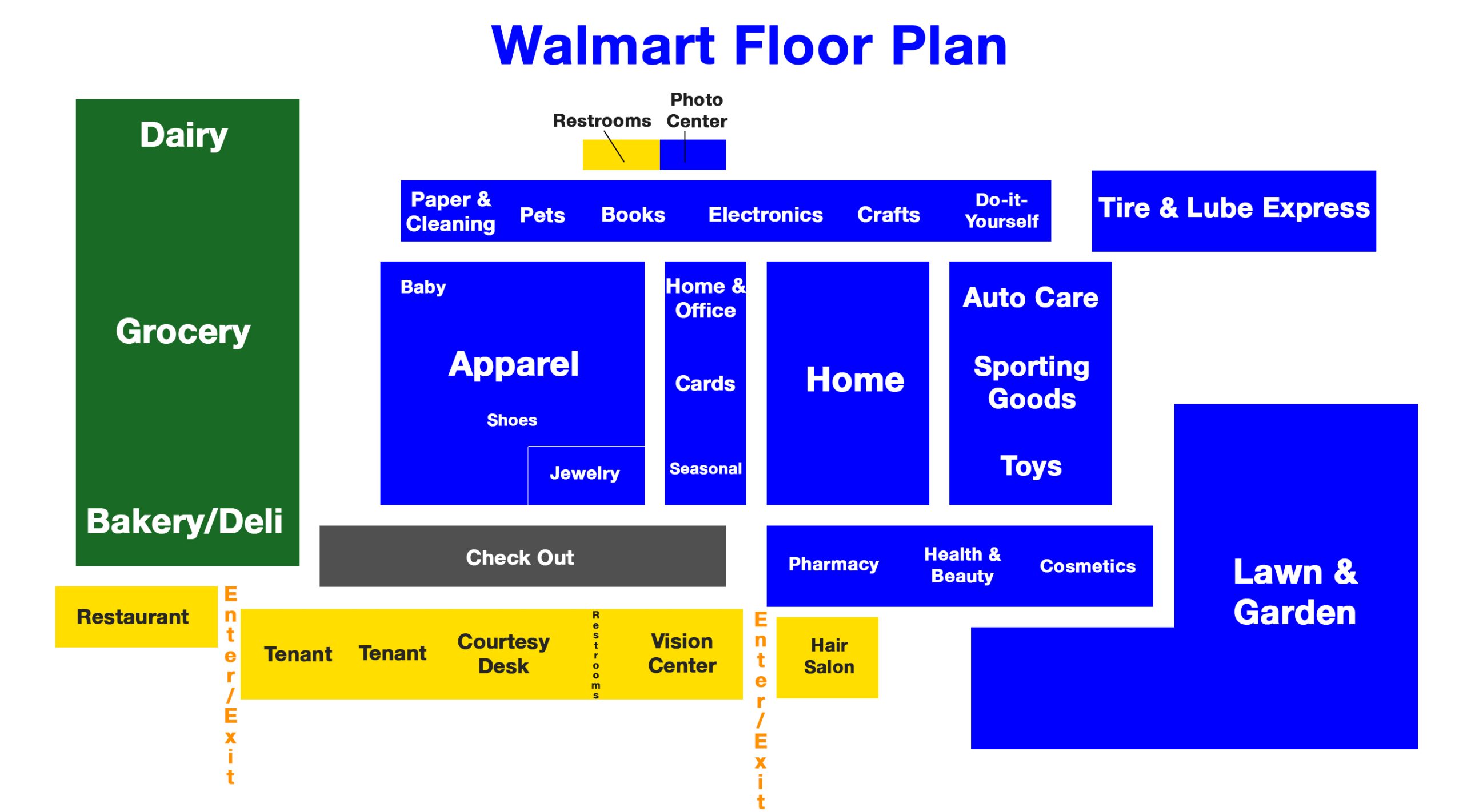 Walmart Floor Plan Map Floorplans Click