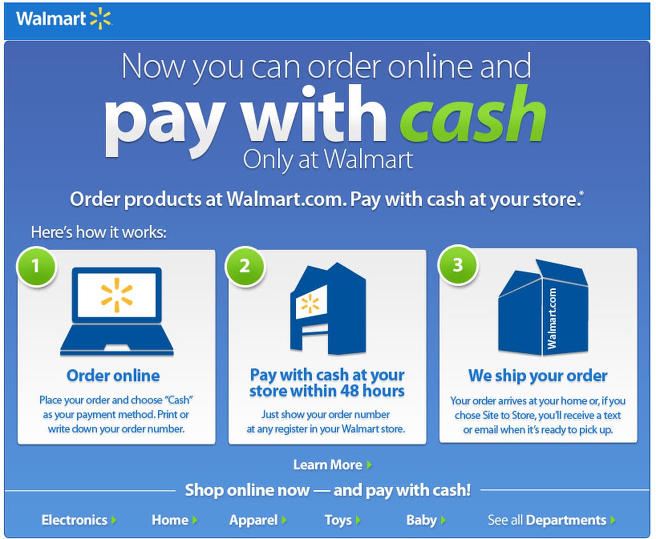 Walmart Launches Order Online Pay With Cash Program Al Com