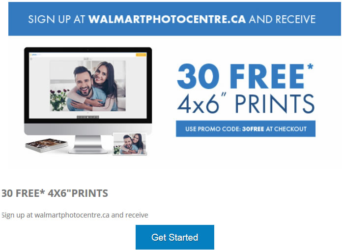 Walmart Photo Centre Get 24 Free 4X6 Photos