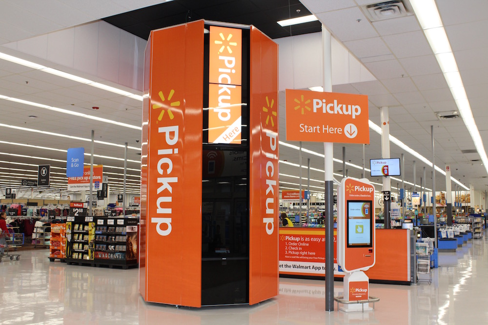 Walmart Pickup Tower The Business Journal