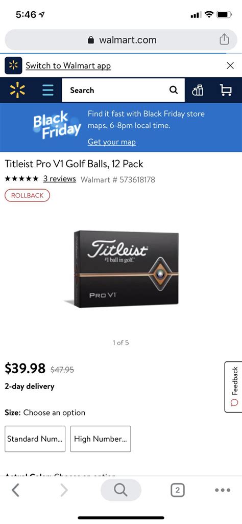 Walmart Pro V1 Deal R Golf