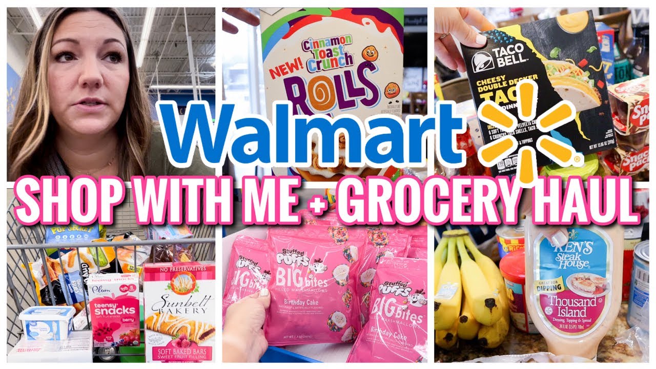 Walmart Shop With Me Grocery Haul Family Of 5 Weekly Haul Grocery