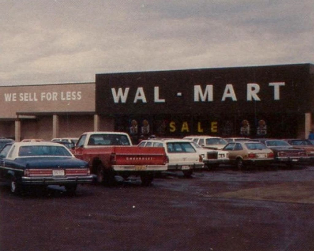 Walmart Store Circa 1984 Location Unknown 1306 X 1042 R Retailporn