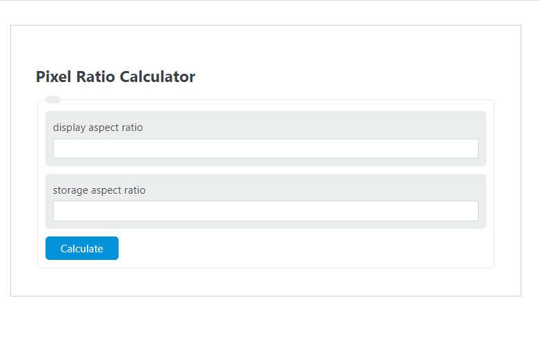 What Is Image Aspect Ratio Pixel Aspect Ratio Calculator