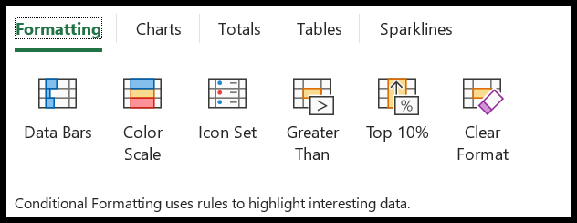 Where Is Quick Analysis Tool In Excel 365 Lopalane