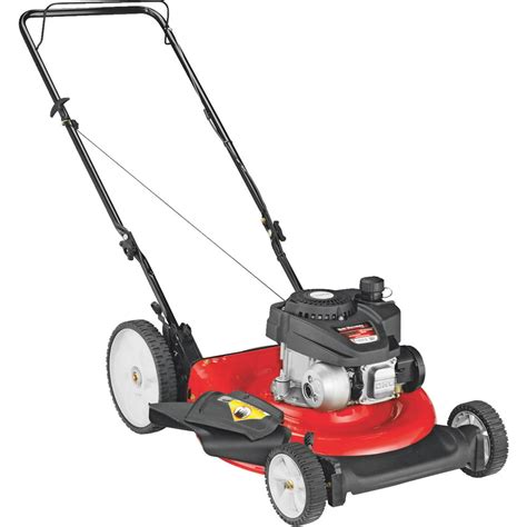 Yard Machines 21 In High Wheel Push Gas Lawn Mower Walmart Com